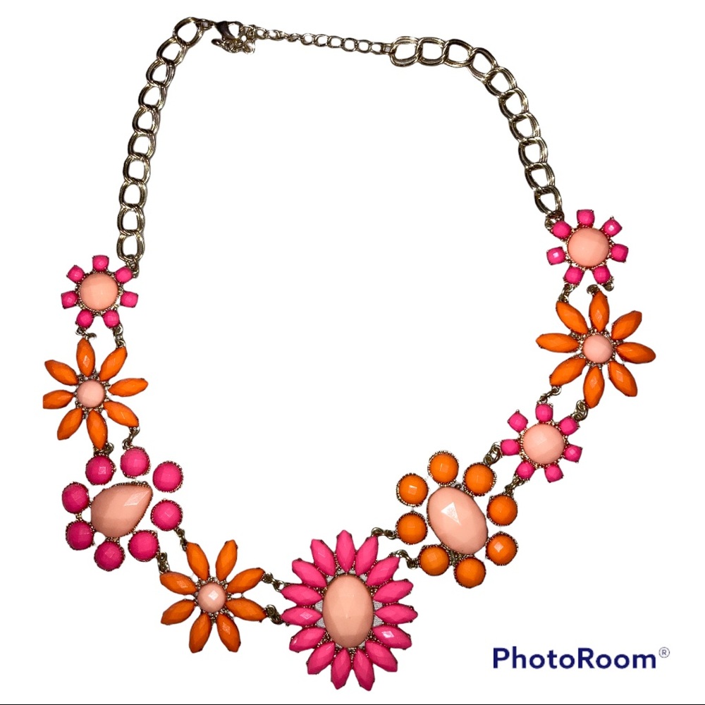 Flower Statement Necklace